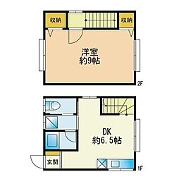ポートサイド港 1DKの間取図画像