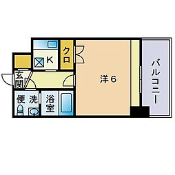 間取図画像 1K