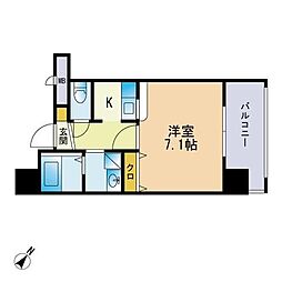 間取図画像 1K