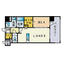 間取図画像 1LDK