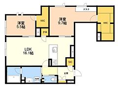 物件の間取り