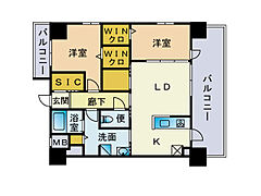 物件の間取り