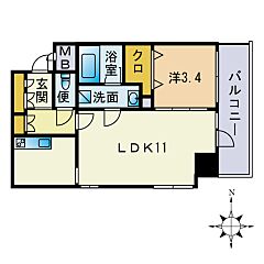 物件の間取り