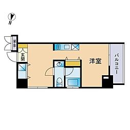 RichStage上人橋 ワンルームの間取図画像