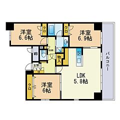 物件の間取り