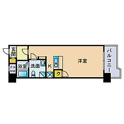 アイディ白金第2池田ビル 1DKの間取図画像