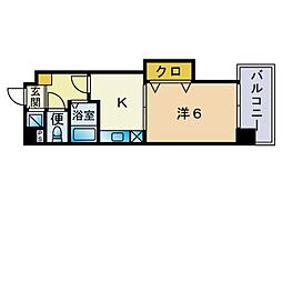 間取図画像 1DK