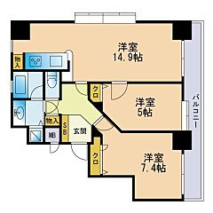 物件の間取り