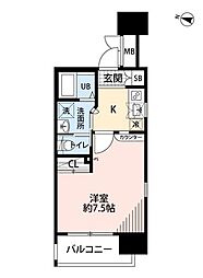 サヴォイマキシマイズ博多ステーション 1Kの間取図画像