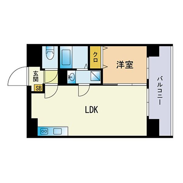 ＬＩＢＴＨ千代 1002｜福岡県福岡市博多区千代４丁目(賃貸マンション1LDK・10階・34.99㎡)の写真 その2