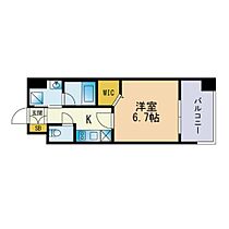 エンクレスト博多ＥＡＳＴ　ＰＡＲＫ 820 ｜ 福岡県福岡市博多区千代１丁目21番7号（賃貸マンション1K・8階・25.26㎡） その2