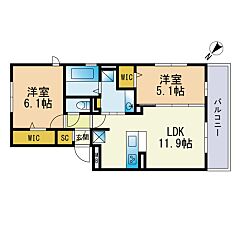 物件の間取り