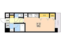 アイセレブ箱崎浪漫邸 1Kの間取図画像