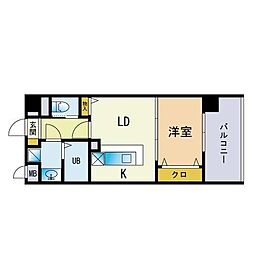 103Residence 1LDKの間取図画像