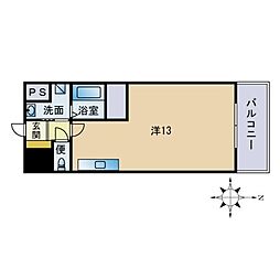 プチメゾン ワンルームの間取図画像