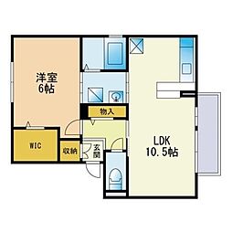 間取図画像 1LDK