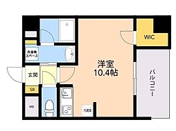 TOWERS香椎駅前 ワンルームの間取図画像