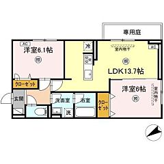 物件の間取り