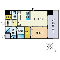 間取図画像 1LDK