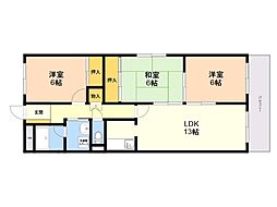 間取図画像 3LDK