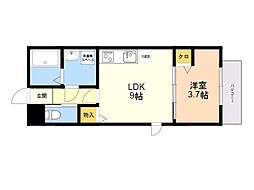 間取図画像 1LDK