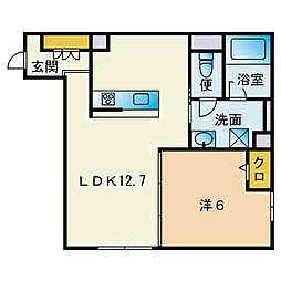 間取図画像 1LDK