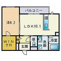 間取図画像 1LDK