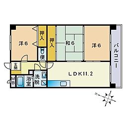 エスポワール95 3LDKの間取図画像