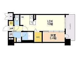 ATRIOFLATS井尻 1LDKの間取図画像
