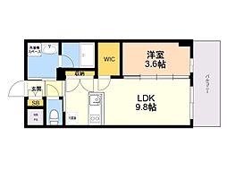 LUMINOUS ALFACIO(ルミナス アルファシオ) 1LDKの間取図画像