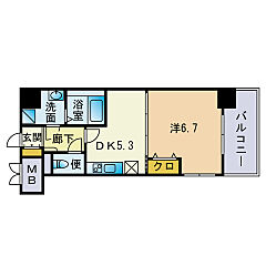 物件の間取り