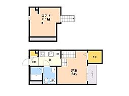 MARVELOUS ワンルームの間取図画像