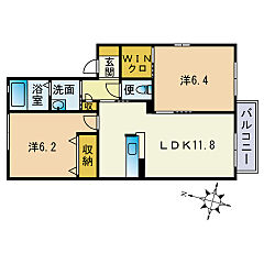 物件の間取り