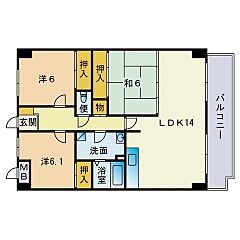 物件の間取り