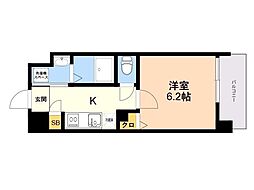 Rupieレジデンス九大学研都市2 1Kの間取図画像