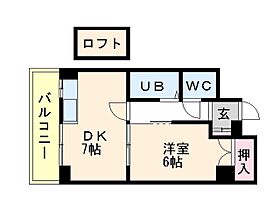 プロスパー城南 302 ｜ 福岡県福岡市城南区西片江２丁目14番10号（賃貸マンション1DK・3階・26.57㎡） その2