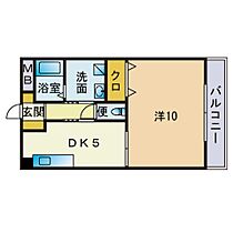 アネックスＫＴ 106 ｜ 福岡県福岡市城南区西片江２丁目17番8号（賃貸マンション1DK・1階・36.00㎡） その2