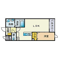 間取図画像 1LDK