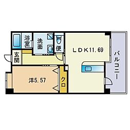 間取図画像 1LDK