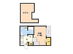 ネオグランツ ワンルームの間取図画像
