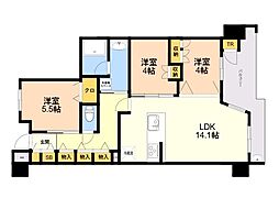 間取図画像 3LDK