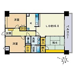 間取図画像 3LDK