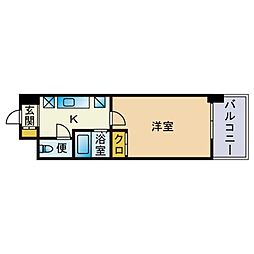 間取図画像 1K