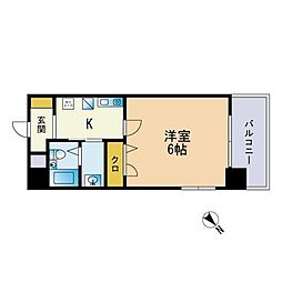 間取図画像 1K