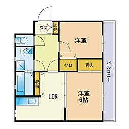 史翠館 2LDKの間取図画像