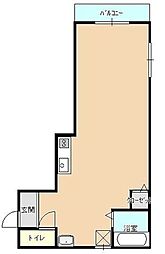 リビング室見 ワンルームの間取図画像