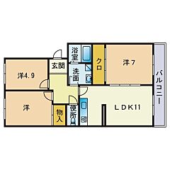 物件の間取り