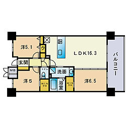 GRAND URBIC HARA 3LDKの間取図画像