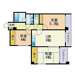 物件の間取り