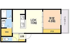 ＩＰコート 201 ｜ 福岡県大野城市雑餉隈町１丁目1番1号（賃貸アパート1LDK・2階・38.09㎡） その2